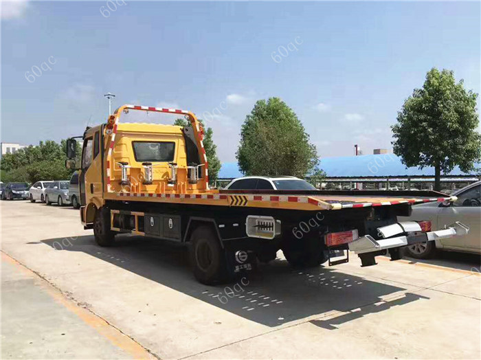 解放J6一拖二平板清障車 解放J6一拖二平板清障車